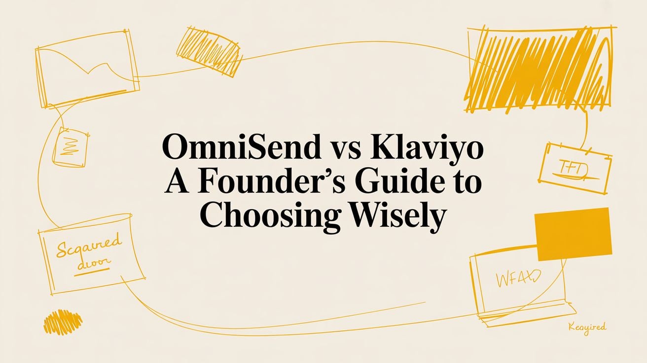 Omnisend vs Klaviyo A Founder's Guide to Choosing Wisely