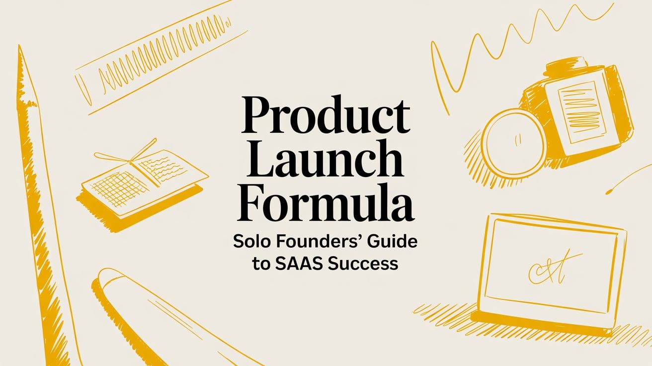 Product Launch Formula: Solo Founders' Guide to SaaS Success