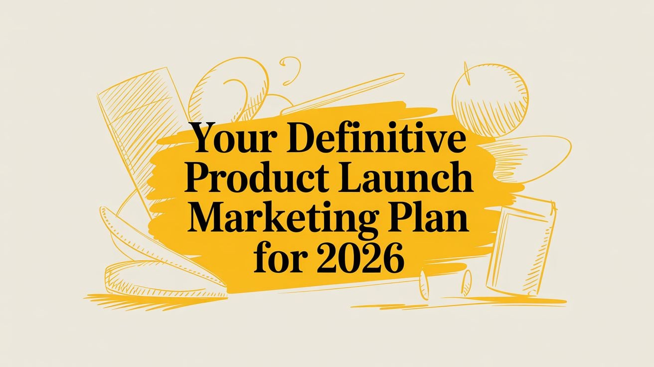 Your Definitive Product Launch Marketing Plan for 2026
