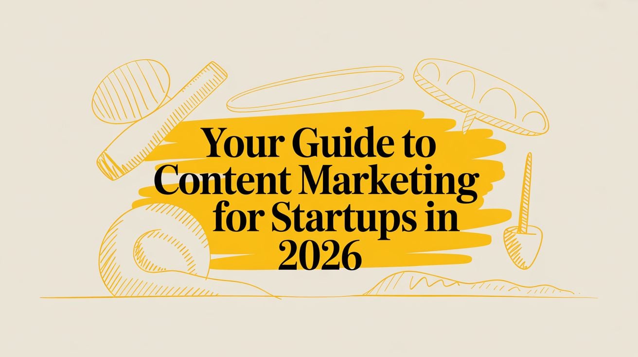 Your Guide to Content Marketing for Startups in 2026