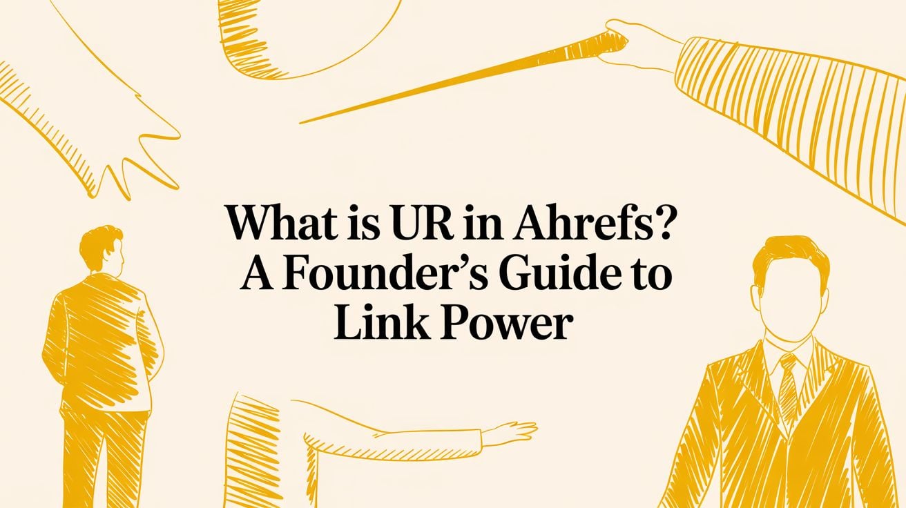 What is UR in Ahrefs? A Founder's Guide to Link Power