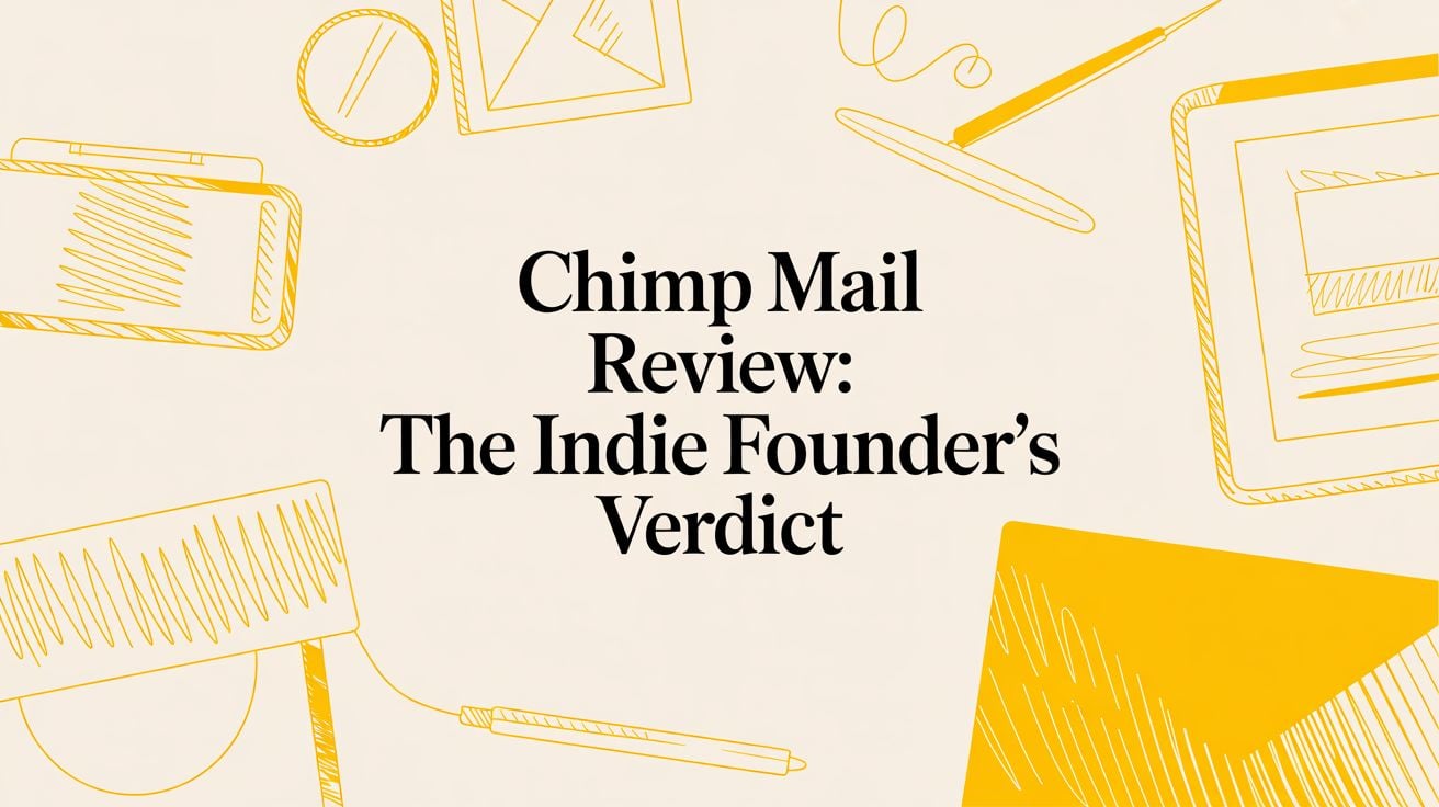 Chimp Mail Review: The Indie Founder's Verdict