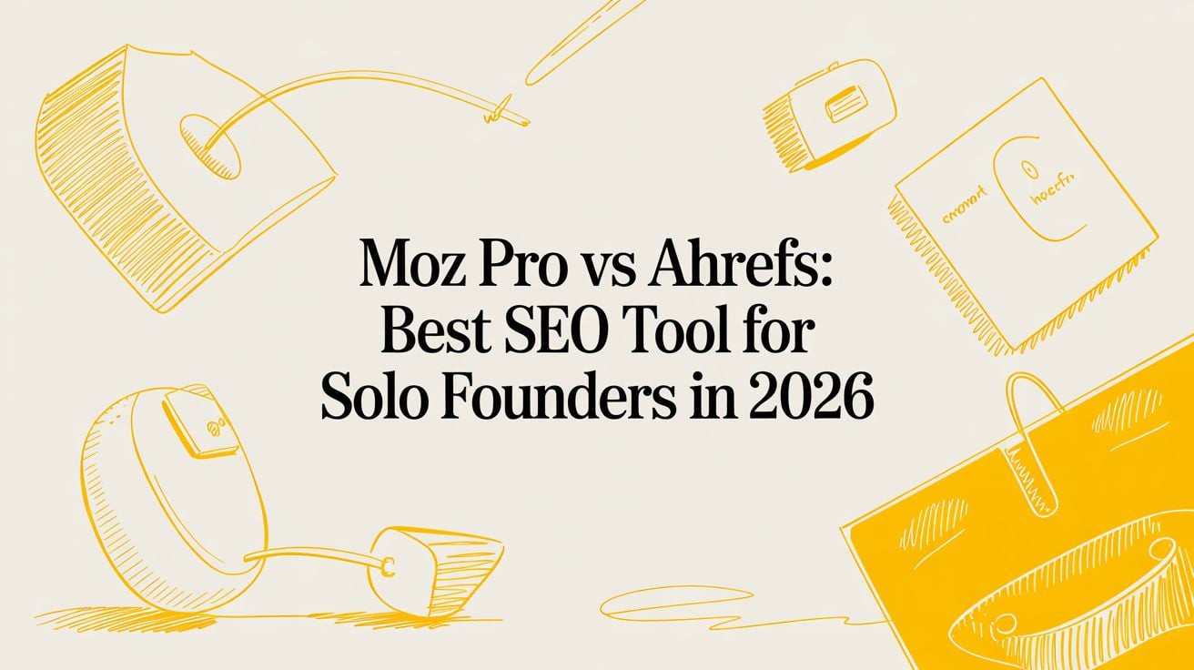 Moz Pro vs Ahrefs: Best SEO Tool for Solo Founders in 2026
