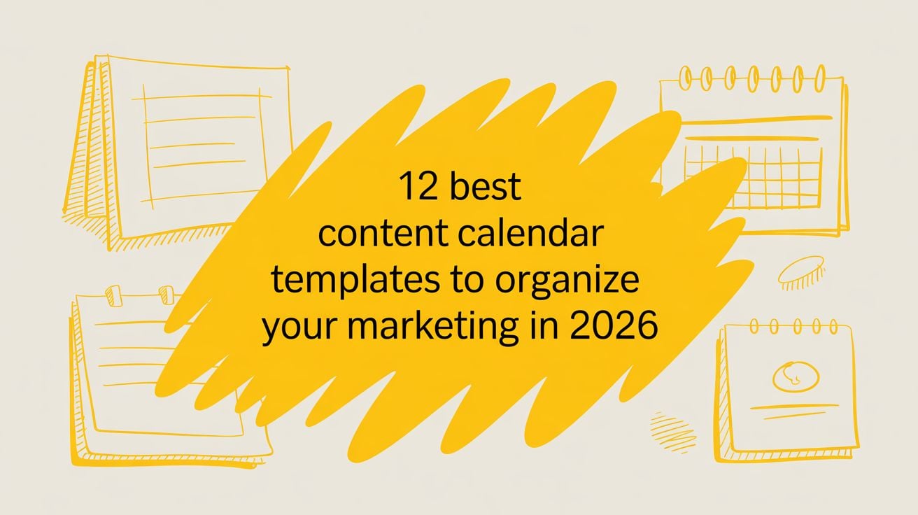 12 Best Content Calendar Templates to Organize Your Marketing in 2026