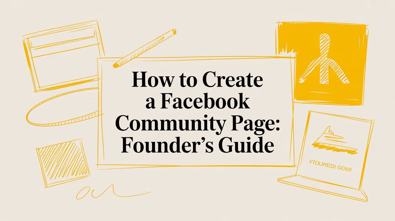 How to Create a Facebook Community Page: Founder's Guide