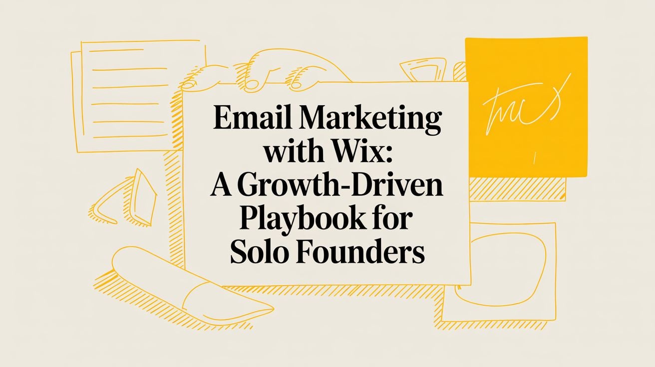 Email marketing with wix: A Growth-Driven Playbook for Solo Founders