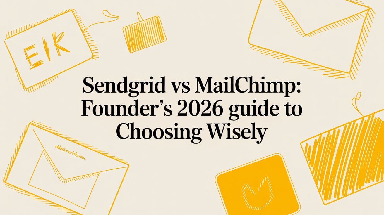 SendGrid vs Mailchimp: Founder's 2026 Guide to Choosing Wisely