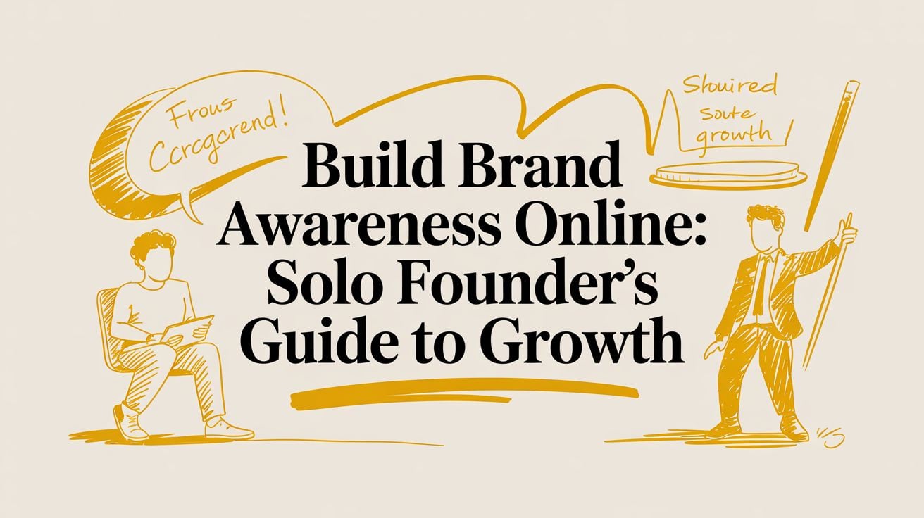 Build Brand Awareness Online: Solo Founder's Guide to Growth